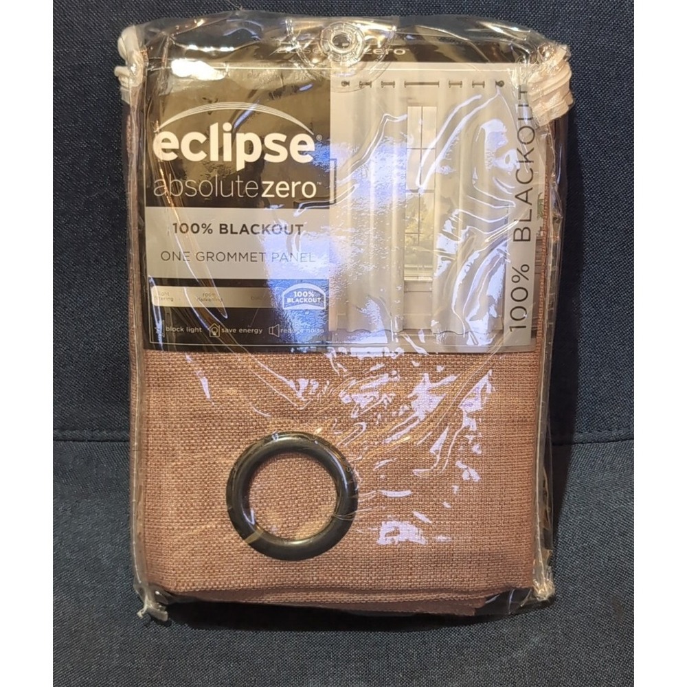 1pc 40"x108" 100%Blackout Window Curtain Panel Martina rose - Eclipse